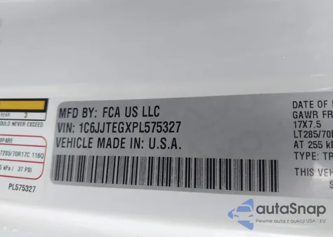 2023 Jeep Gladiator Mojave 4X4 from USA, damaged, VIN 1C6JJTEGXPL575327